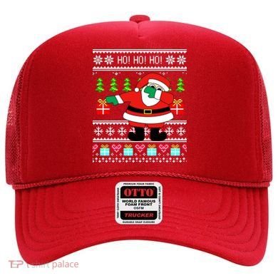 Dabbing Santa Claus Ugly Christmas Sweater Design Hat