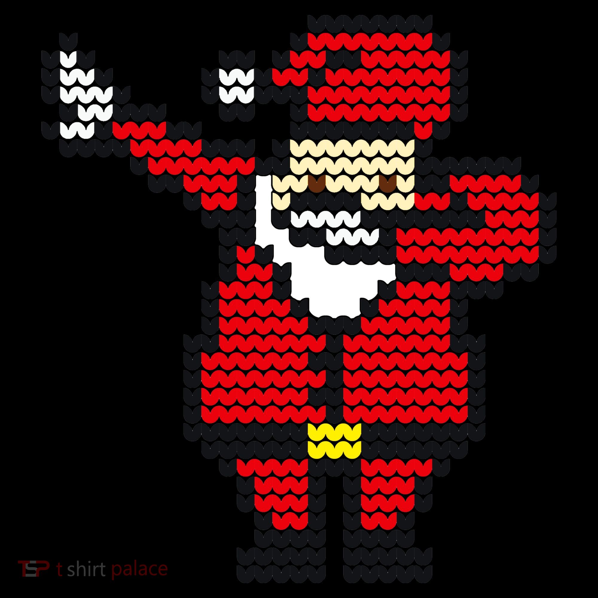 Dabbing Santa Pix-elated Christmas Coffee Mug