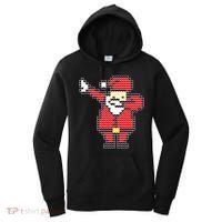 Dabbing Santa Pix-elated Christmas Women's Hoodie thumb 0