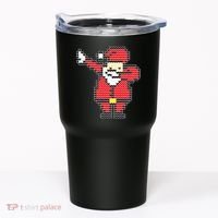 Dabbing Santa Pix-elated Christmas Tumbler thumb 0