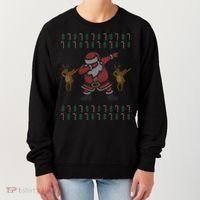 Dabbing Santa Ugly Christmas Women's Sweatshirt thumb 0