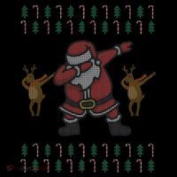 Dabbing Santa Ugly Christmas Women's Hoodie thumb 2
