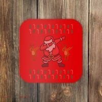 Dabbing Santa Ugly Christmas Coaster thumb 0