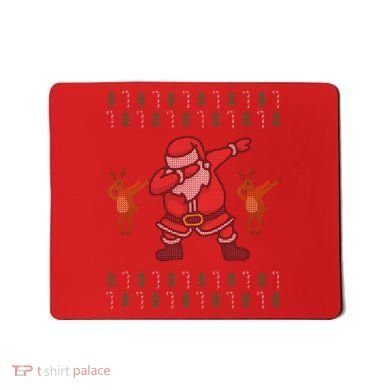 Dabbing Santa Ugly Christmas Mousepad