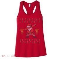 Dabbing Santa Ugly Christmas Women's Tank Top thumb 0
