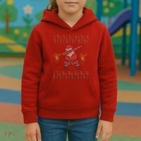 Dabbing Santa Ugly Christmas Kids Hoodie thumb 3