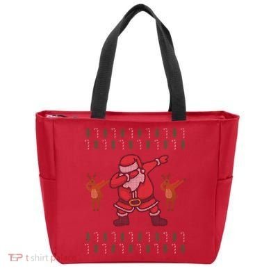 Dabbing Santa Ugly Christmas Tote Bag