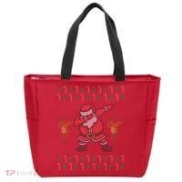 Dabbing Santa Ugly Christmas Tote Bag thumb 0