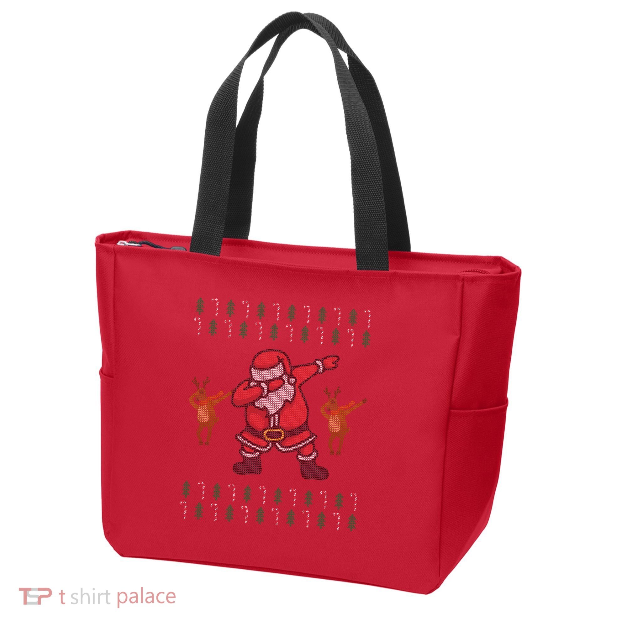 Dabbing Santa Ugly Christmas Tote Bag