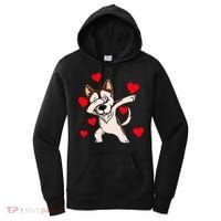 Dabbing Siberian Husky Valentines Day Women's Hoodie thumb 0