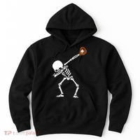 Dabbing Skeleton Baseball Glove Catch Dab Hoodie thumb 0