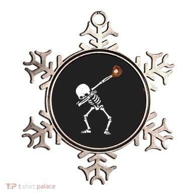 Dabbing Skeleton Baseball Glove Catch Dab Ornament