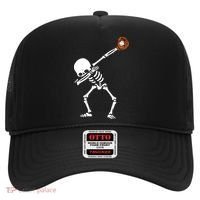 Dabbing Skeleton Baseball Glove Catch Dab Hat thumb 0