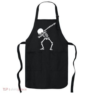 Dabbing Skeleton Dab Apron