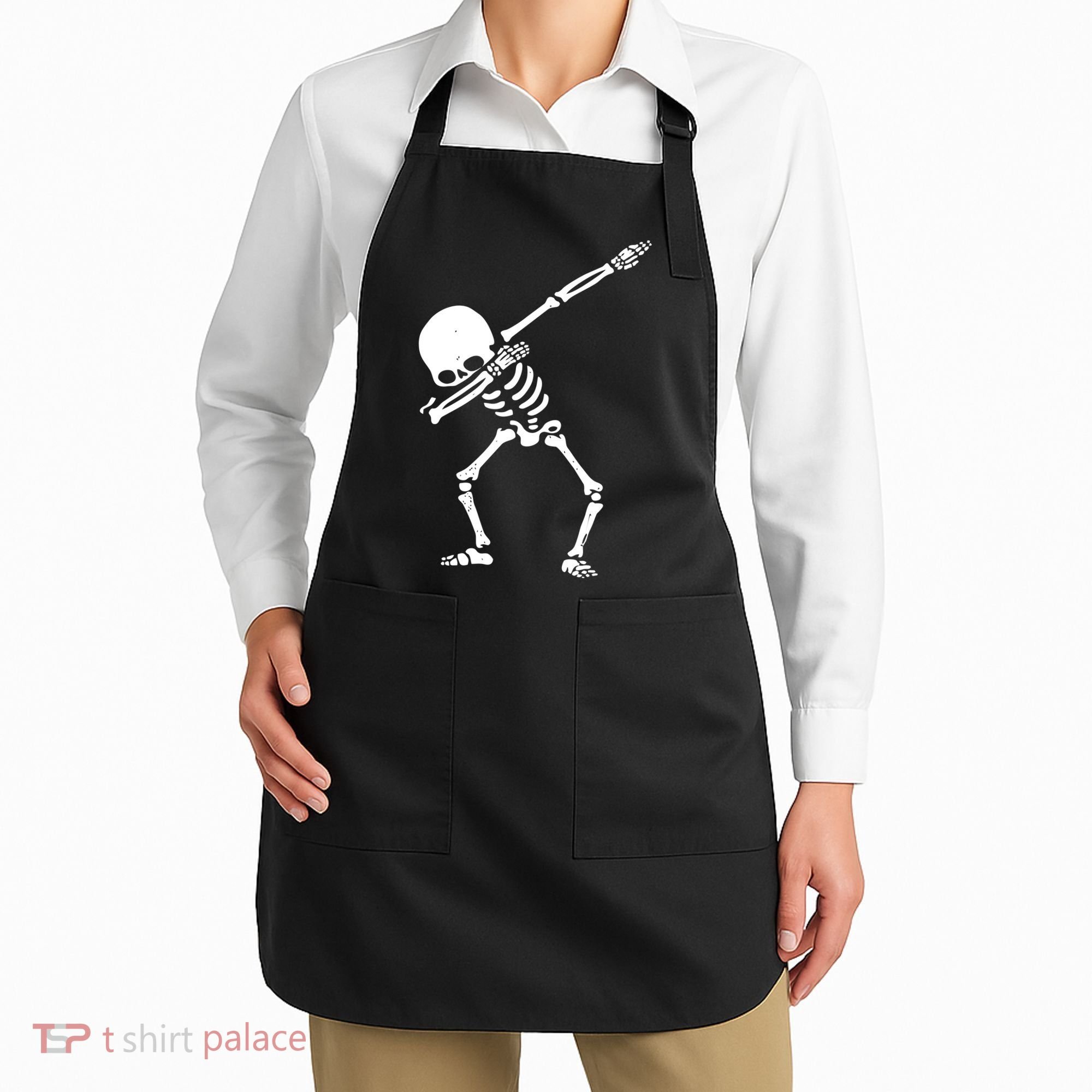 Dabbing Skeleton Dab Apron