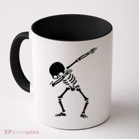 Dabbing Skeleton Dab Coffee Mug thumb 0