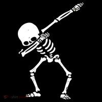 Dabbing Skeleton Dab Pajama Set thumb 2