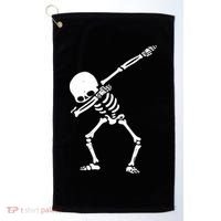 Dabbing Skeleton Dab Golf Towel thumb 0