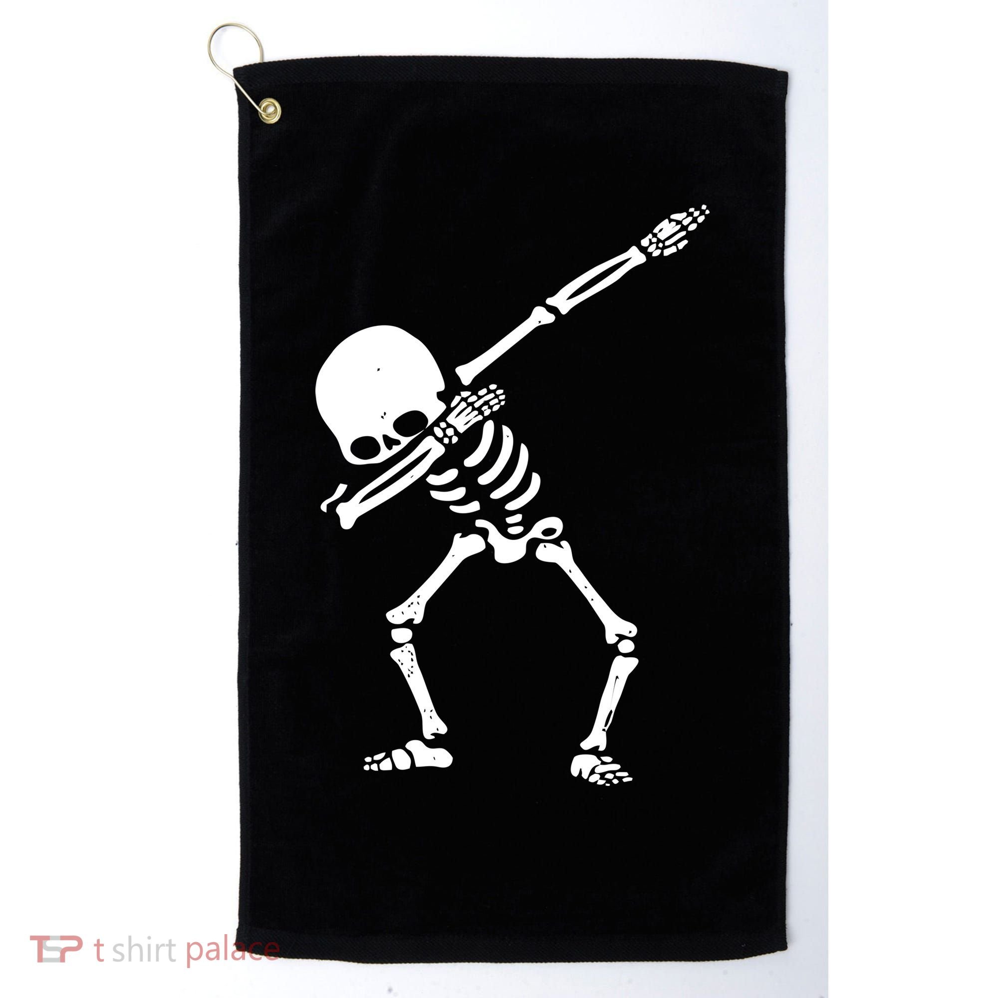 Dabbing Skeleton Dab Golf Towel