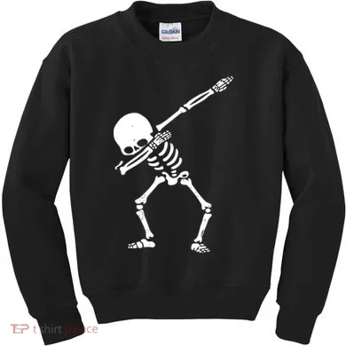 Dabbing Skeleton Dab Kids Sweatshirt