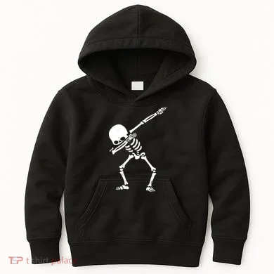 Dabbing Skeleton Dab Kids Hoodie