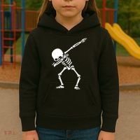 Dabbing Skeleton Dab Kids Hoodie thumb 3