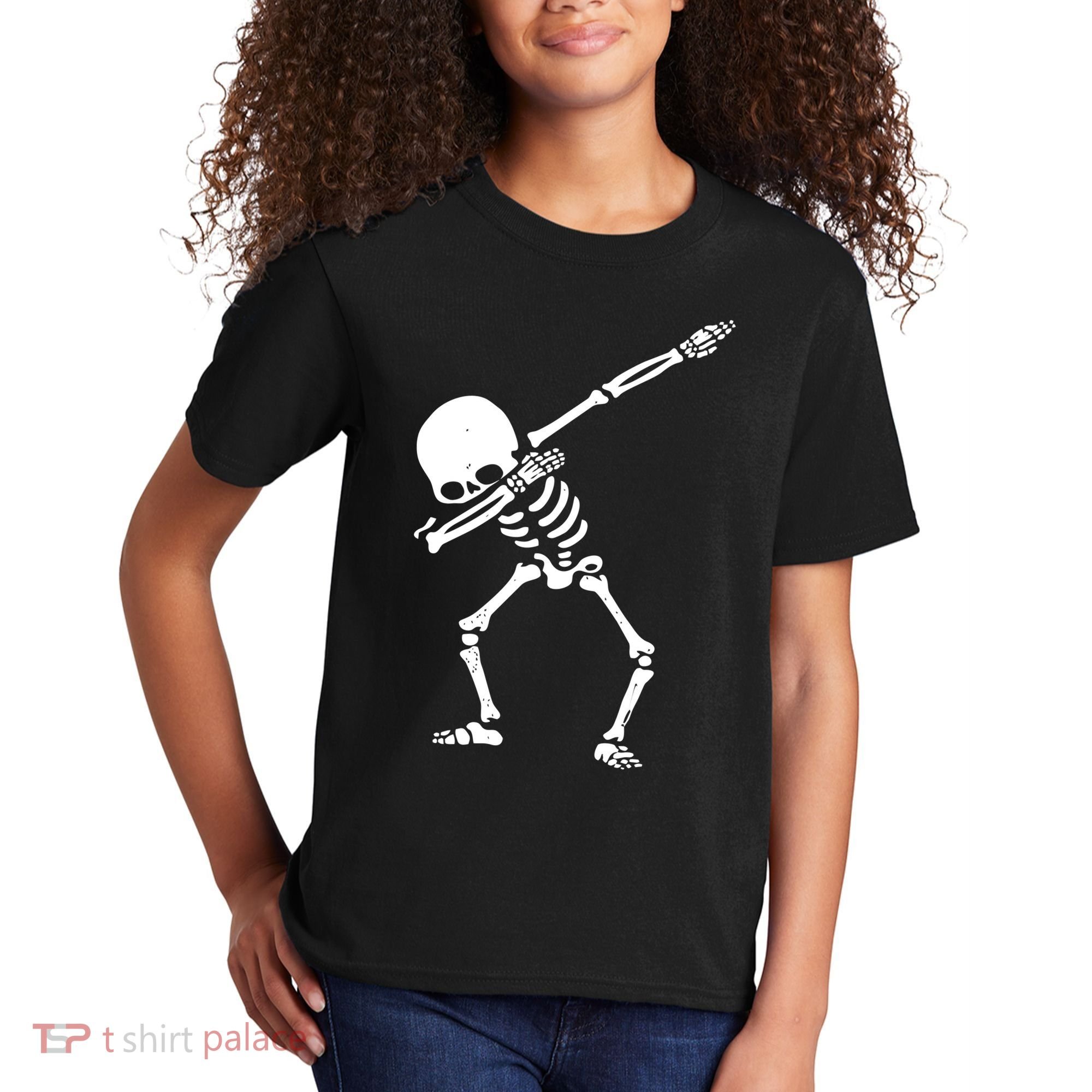 Dabbing Skeleton Dab Kids T-Shirt