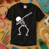 Dabbing Skeleton Dab Kids T-Shirt thumb 3