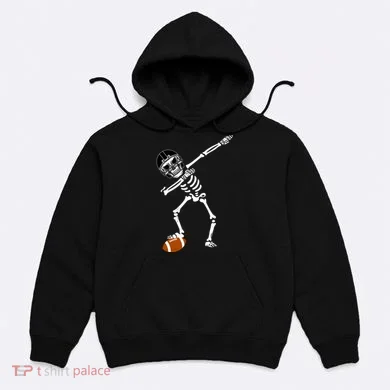 Dabbing Skeleton Football Dab Touchdown TD Hoodie
