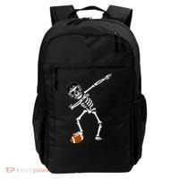 Dabbing Skeleton Football Dab Touchdown TD Backpack thumb 0