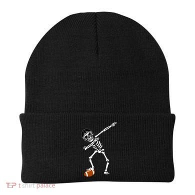Dabbing Skeleton Football Dab Touchdown TD Beanie