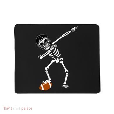Dabbing Skeleton Football Dab Touchdown TD Mousepad