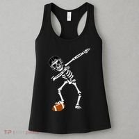 Dabbing Skeleton Football Dab Touchdown TD Women's Tank Top thumb 3