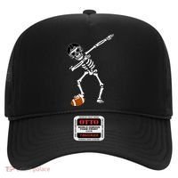 Dabbing Skeleton Football Dab Touchdown TD Hat thumb 0