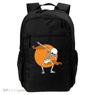 Dabbing Skeleton Halloween Moon Backpack