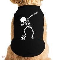 Dabbing Skeleton Soccer Dab Doggie Tank thumb 0