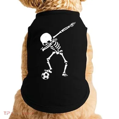 Dabbing Skeleton Soccer Dab Doggie Tank