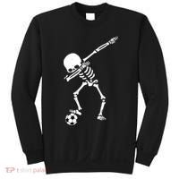 Dabbing Skeleton Soccer Dab Sweatshirt thumb 0
