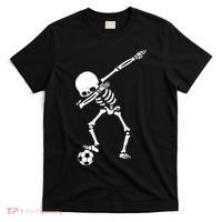 Dabbing Skeleton Soccer Dab T-Shirt thumb 0