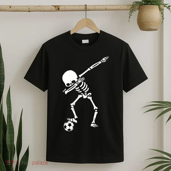 Dabbing Skeleton Soccer Dab T-Shirt