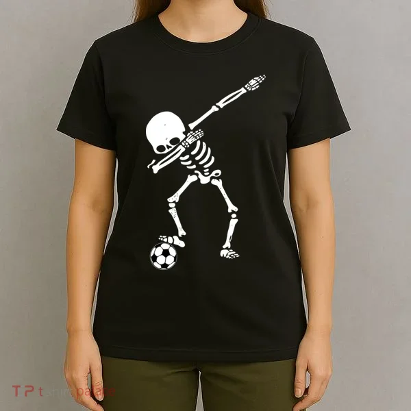 Dabbing Skeleton Soccer Dab T-Shirt
