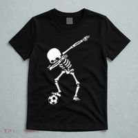 Dabbing Skeleton Soccer Dab T-Shirt thumb 5
