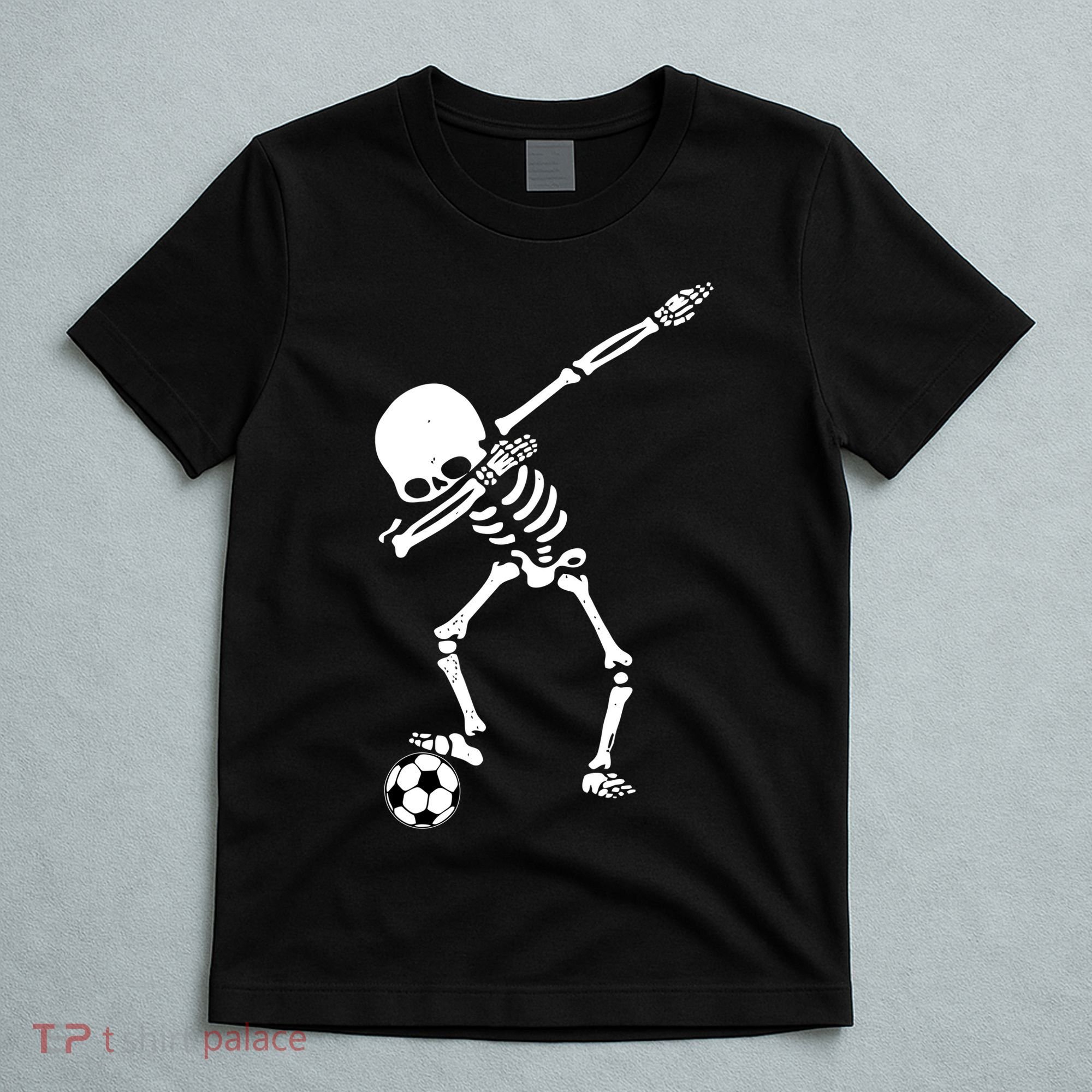 Dabbing Skeleton Soccer Dab T-Shirt