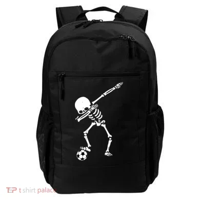 Dabbing Skeleton Soccer Dab Backpack