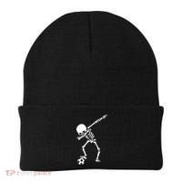 Dabbing Skeleton Soccer Dab Beanie thumb 0