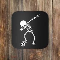 Dabbing Skeleton Soccer Dab Coaster thumb 0
