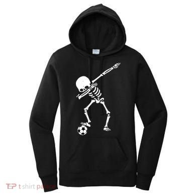 Dabbing Skeleton Soccer Dab Women's Hoodie