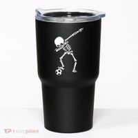 Dabbing Skeleton Soccer Dab Tumbler thumb 0