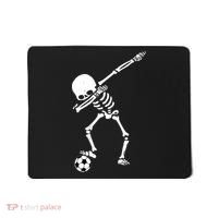 Dabbing Skeleton Soccer Dab Mousepad thumb 0
