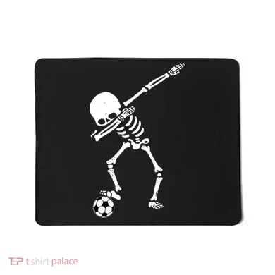Dabbing Skeleton Soccer Dab Mousepad